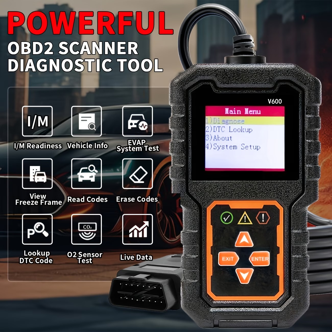 Scanner Diagnostico V600 OBD2, - Health & Wellness Unlimited recensione e prezzo