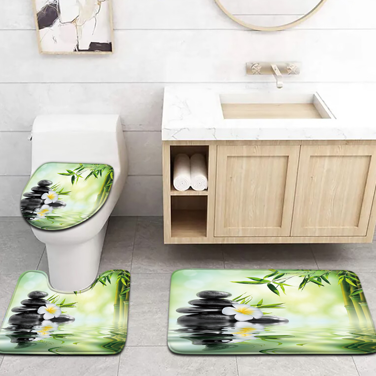 Set sedile WC e tappetino da b - Bamboo Bath Mat recensione e prezzo